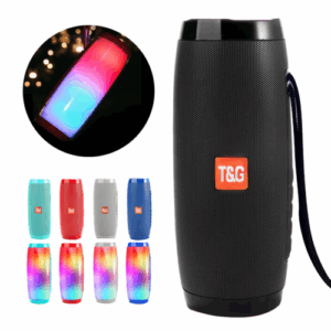 Portable Bluetooth Stereo Speaker with LED Light