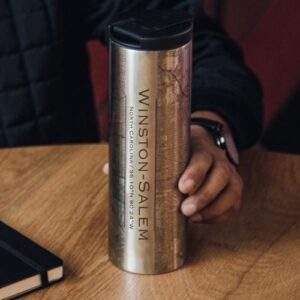 Winston-Salem - North Carolina Map Tumbler